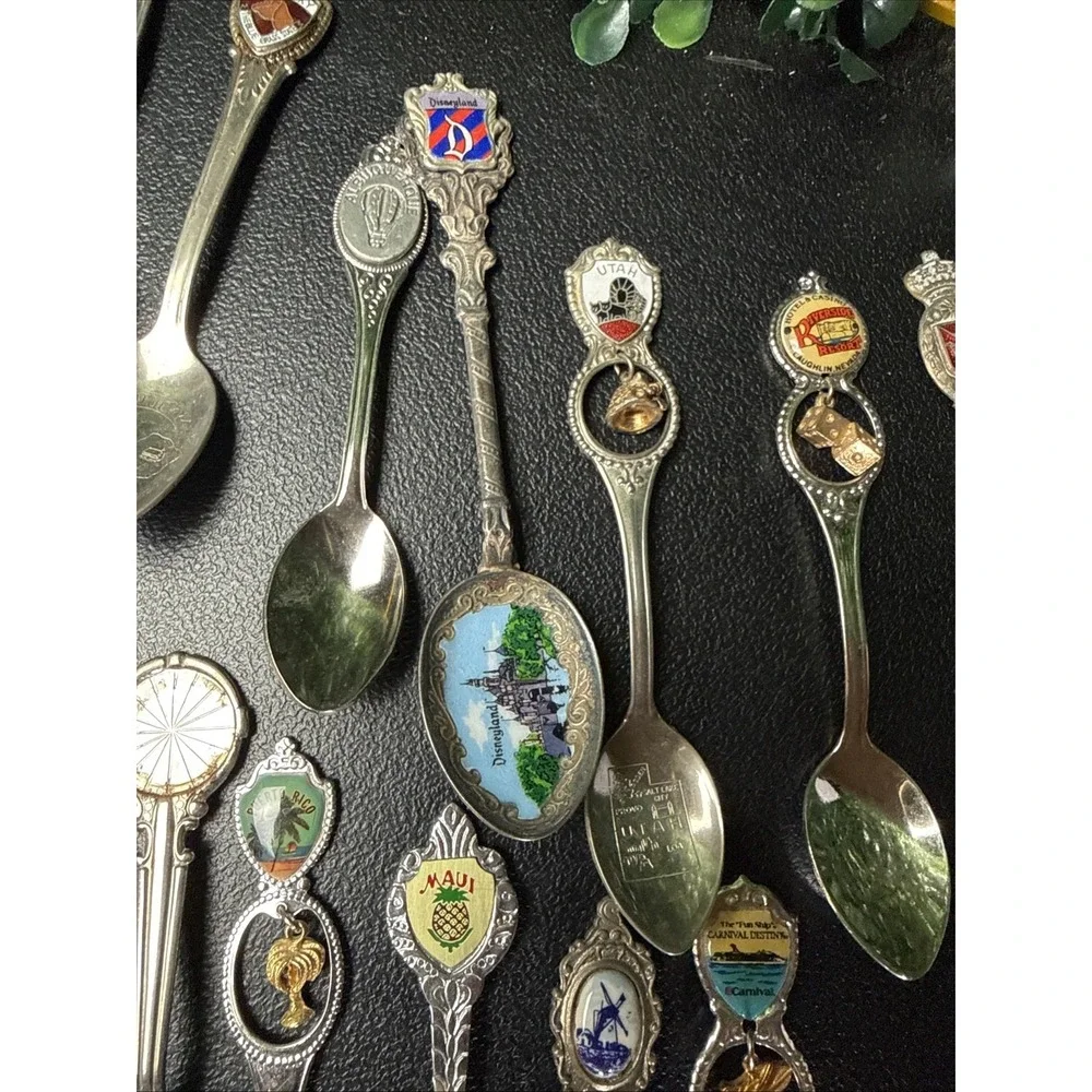 Vintage Souvenir Spoons Lot Of 70+ Collectible